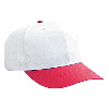 Otto Cap Cotton Twill Pro Style Two Tone Color Caps Red/White