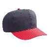 Otto Cap Cotton Twill Pro Style Two Tone Color Caps Red/Black