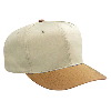 Otto Cap Cotton Twill Pro Style Two Tone Color Caps Caramel/Khaki