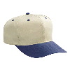 Otto Cap Cotton Twill Pro Style Two Tone Color Caps Navy/Khaki