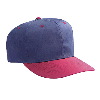 Otto Cap Cotton Twill Pro Style Two Tone Color Caps Burgundy Maroon/Navy