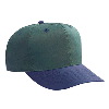 Otto Cap Cotton Twill Pro Style Two Tone Color Caps Navy/Dark Green