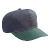 Otto Cap Cotton Twill Pro Style Two Tone Color Caps Dark Green/Black