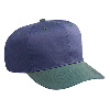 Otto Cap Cotton Twill Pro Style Two Tone Color Caps Dark Green/Navy
