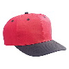 Otto Cap Cotton Twill Pro Style Two Tone Color Caps Black/Red