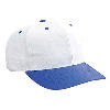 Otto Cap Cotton Twill Pro Style Two Tone Color Caps Royal/White