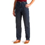 Ladies Relaxed Fit Side Elastic Jean