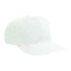 Otto Cap Washed Bull Denim Pro Style Cap White