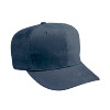 Otto Cap Brushed Bull Denim Low Crown Pro Style Caps Black