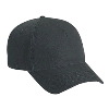 Otto Cap Superior Cotton Twill Five Panel Low Profile Pro Style Caps Black