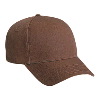 Otto Cap Superior Cotton Twill Five Panel Low Profile Pro Style Caps Dark Brown