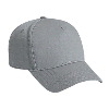 Otto Cap Superior Cotton Twill Five Panel Low Profile Pro Style Caps Gray