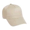 Otto Cap Cotton Twill Five Panel Low Profile Pro Style Caps Khaki