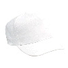 Otto Cap Brushed Bull Denim Five Panel ProStyle Caps White
