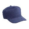 Otto Cap Brushed Bull Denim Five Panel ProStyle Caps Navy