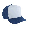 Otto Cap Cotton Twill Five Panel Pro Style Two Tone Color Caps Navy/White/Navy