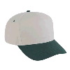 Otto Cap Cotton Twill Five Panel Pro Style Two Tone Color Caps Dark Green/Khaki/Khaki