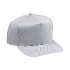 Otto Cap Cotton Twill Five Panel Pro Style Caps Gray