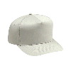 Otto Cap Cotton Twill Five Panel Pro Style Caps Stone Gray