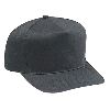 Otto Cap Cotton Twill Five Panel Pro Style Caps Black