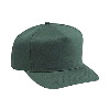 Otto Cap Cotton Twill Five Panel Pro Style Caps Dark Green