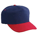 Brushed Cotton Twill Low Crown Golf Style Two Tone Color Caps