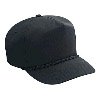 Otto Cap Cotton Twill Low Crown Golf Style Caps Black