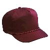 Otto Cap Cotton Twill Low Crown Golf Style Caps Burgundy Maroon