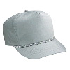 Otto Cap Deluxe Poplin High Crown Golf Style Caps Gray