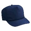 Otto Cap Deluxe Poplin High Crown Golf Style Caps Navy