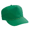 Otto Cap Deluxe Poplin High Crown Golf Style Caps Kelly