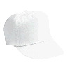 Otto Cap Crinkle Taslon High Crown Golf Style Caps White