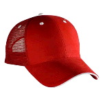 Brushed Bull Denim Sandwich Visor Low Profile Pro Style Mesh Back Caps