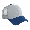 Otto Cap Washed Cotton Twill Low Profile Pro Style Mesh Back Two Tone Color Caps Navy/Gray/Gray