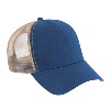 Otto Cap Washed Cotton Twill Low Profile Pro Style Mesh Back Two Tone Color Caps Navy/Navy/Khaki