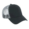 Otto Cap Washed Cotton Twill Low Profile Pro Style Mesh Back Two Tone Color Caps Black/Black/Gray
