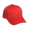 Otto Cap Deluxe Cotton Twill Low Profile Pro Style Air Mesh Back Caps Red
