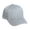 Otto Cap Deluxe Cotton Twill Low Profile Pro Style Air Mesh Back Caps Gray