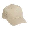 Otto Cap Deluxe Cotton Twill Low Profile Pro Style Air Mesh Back Caps Khaki