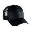 Otto Cap Cotton Twill Low Profile Pro Style Mesh Back Caps Black