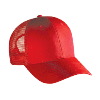 Otto Cap Cotton Twill Low Profile Pro Style Mesh Back Caps Red
