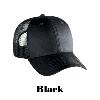 Otto Cap Cotton Twill Low Profile Pro Style Mesh Back Caps Black