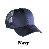 Otto Cap Cotton Twill Low Profile Pro Style Mesh Back Caps Navy