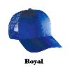 Otto Cap Cotton Twill Low Profile Pro Style Mesh Back Caps Royal