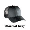 Otto Cap Cotton Twill Low Profile Pro Style Mesh Back Caps Charcoal Gray