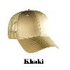 Otto Cap Cotton Twill Low Profile Pro Style Mesh Back Caps Khaki