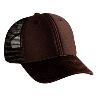 Otto Cap Polyester Foam Front Low Profile Pro Style Mesh Back Caps Brown