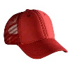 Otto Cap Polyester Foam Front Low Profile Pro Style Mesh Back Caps Red