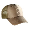 Otto Cap Polyester Foam Front Low Profile Pro Style Mesh Back Caps Khaki