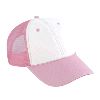 Otto Cap Polyester Foam Front Low Profile Pro Style Mesh Back Two Tone Color Caps Soft Pink/White/Soft Pink